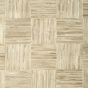 Mosaic Weave Natural T24076 by Thibaut Wallpaper