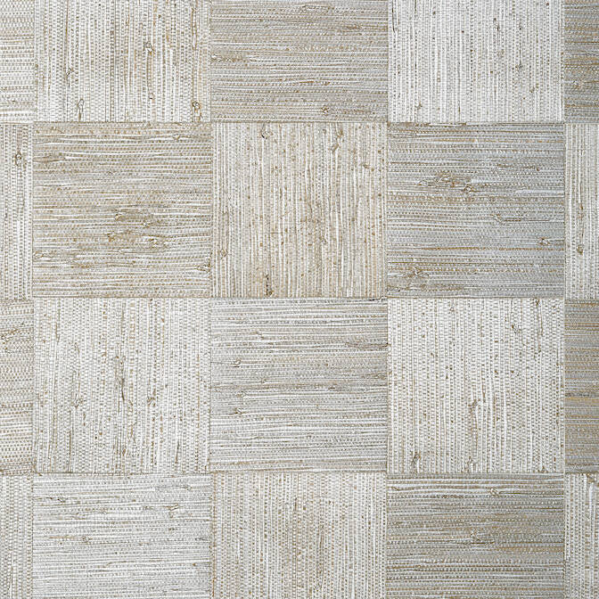 Mosaic Weave Metallic Silver T24077 by Thibaut Wallpaper Thibaut Wallpaper Mosaic Weave Metallic Silver T24077Wallpaper Grasscloth Resource 5 Grasscloth Printed CHINA </p><p>Repeat: V: 12 36 - Fabric Carolina -