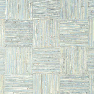 Mosaic Weave Aqua T24080 by Thibaut Wallpaper