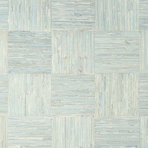 Mosaic Weave Aqua T24080 by Thibaut Wallpaper
