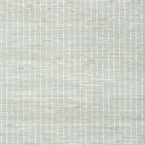 Sutton Stripe White on Robin's Egg T24085 by Thibaut Wallpaper