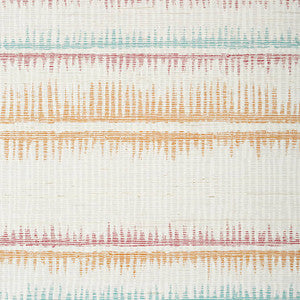 Passage Melon and Turquoise T24139 By Thibaut Wallpaper
