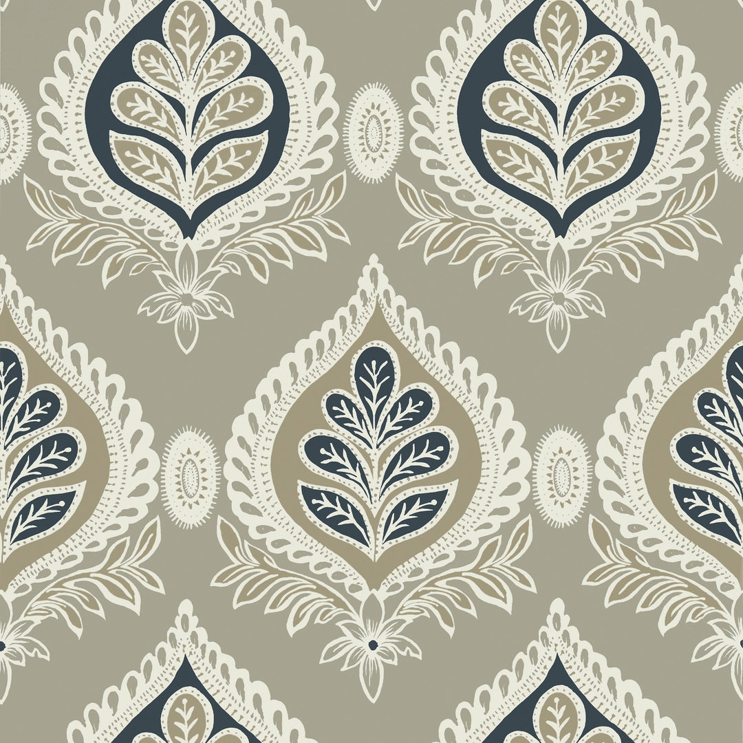 MIDLAND - Grey by Thibaut Wallpaper