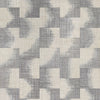 RAFFIA SQUARES - Graphite by Thibaut Wallpaper