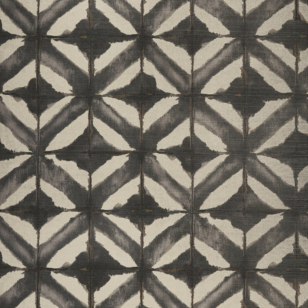 WATER BLOCKS - Black by Thibaut Wallpaper