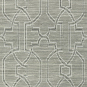 Promenade Charcoal T280 by Thibaut Wallpaper