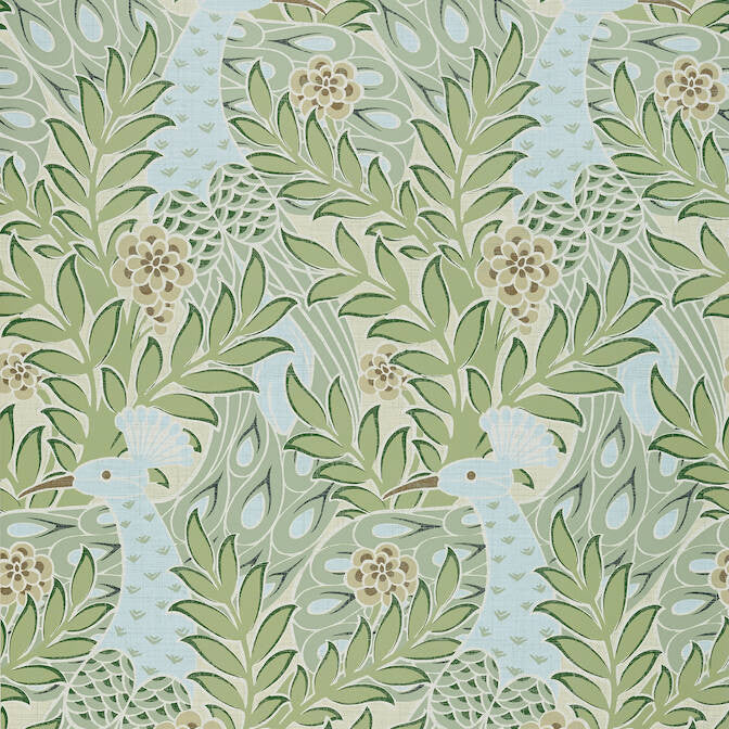 Desmond Aqua and Green T2922 by Thibaut Wallpaper Thibaut Wallpaper Desmond Aqua and Green T2922Wallpaper Paramount Wallpaper U.S.A. </p><p>Repeat: V: 36 27 - Fabric Carolina -