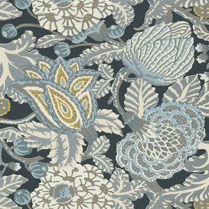 Mitford Grey T2944 by Thibaut Wallpaper