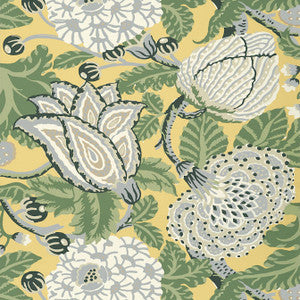 Mitford Yellow T2947 by Thibaut Wallpaper