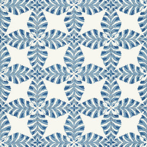 Starleaf Blue T2974 by Thibaut Wallpaper