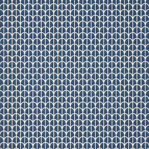 Hillock Navy T2976 by Thibaut Wallpaper