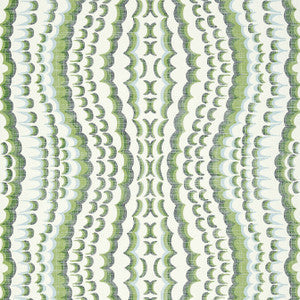 Ebru Green T2984 by Thibaut Wallpaper