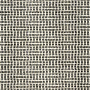 Baker Weave Black on Linen T2985 by Thibaut Wallpaper