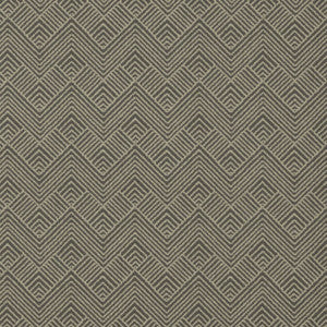 Oslo Chevron Black T2989 by Thibaut Wallpaper