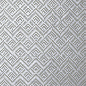 Oslo Chevron Metallic Silver T2991 by Thibaut Wallpaper