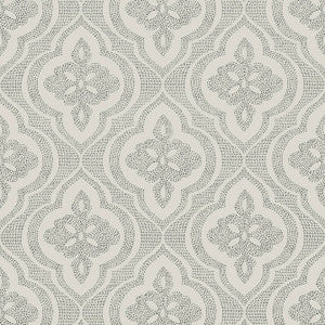 Ophelia Beige and Black T2999 by Thibaut Wallpaper