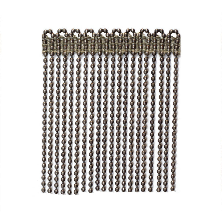 Ball/Chain Bull Armour by Kravet Couture Designer Trim SOPRANO COLLECTION METAL - 99%;VISCOSE - 1% Egypt Horizontal: and Vertical: 3.5 - Swanky Fabrics -