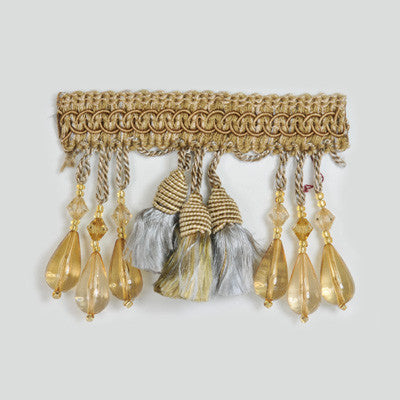 Beaded Tassel by Kravet Design Trim - RAYON - 70%;ACRYLIC - 30% China LIGHT Horizontal: 0 and Vertical: 0 0 - Fabric Carolina -