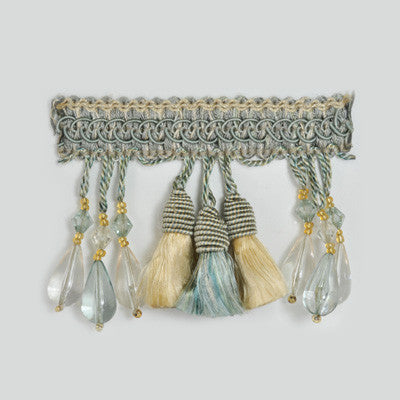 Beaded Tassel by Kravet Design Trim - RAYON - 70%;ACRYLIC - 30% China LIGHT Horizontal: 0 and Vertical: 0 0 - Fabric Carolina -