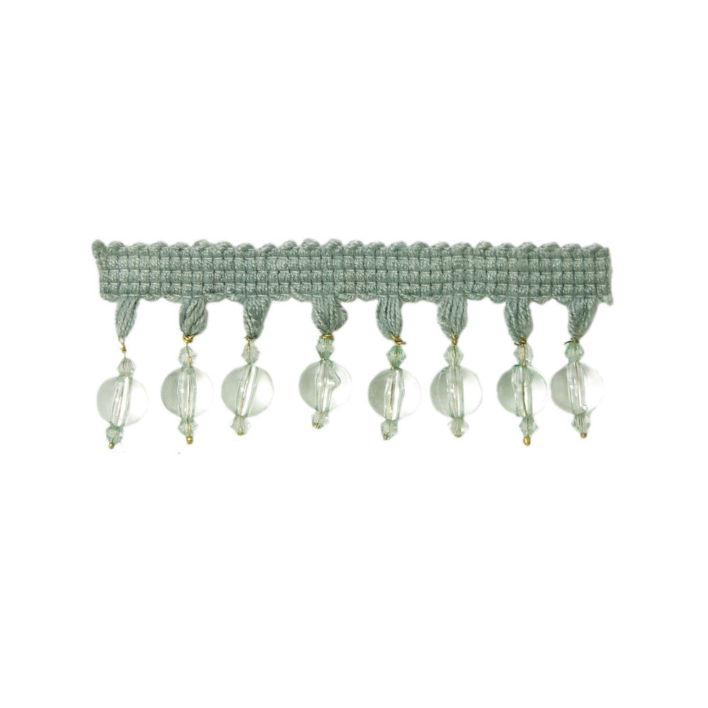 Clearbead Aqua by Kravet Design Trim - ACRYLIC - 60%;COTTON - 40% India - Horizontal: - and Vertical: - 1.375 - Fabric Carolina -