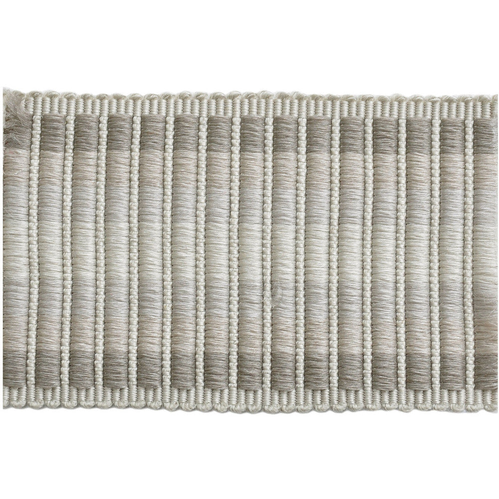 Ottoman Band Grey Frost by Kravet Design Trim CALVIN KLEIN COLLECTION SILK - 100% China Horizontal: and Vertical: 1.75 - Fabric Carolina -