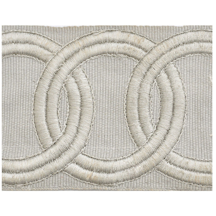 Grecian Braid Grey Frost by Kravet Couture Designer Trim CALVIN KLEIN COLLECTION COTTON - 78%;RAYON - 22% India - Horizontal: 2.5 and Vertical: 1.5 2.559 - Swanky Fabrics -