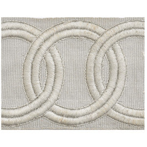 Grecian Braid Grey Frost by Kravet Couture Trim