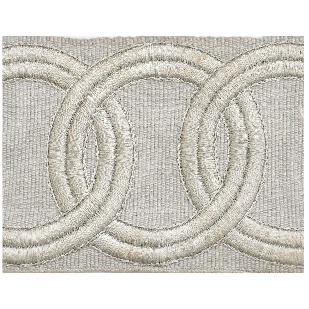 Grecian Braid Grey Frost by Kravet Couture Trim CALVIN KLEIN COLLECTION COTTON - 78%;RAYON - 22% India - Horizontal: 2.5 and Vertical: 1.5 2.559 - Fabric Carolina -