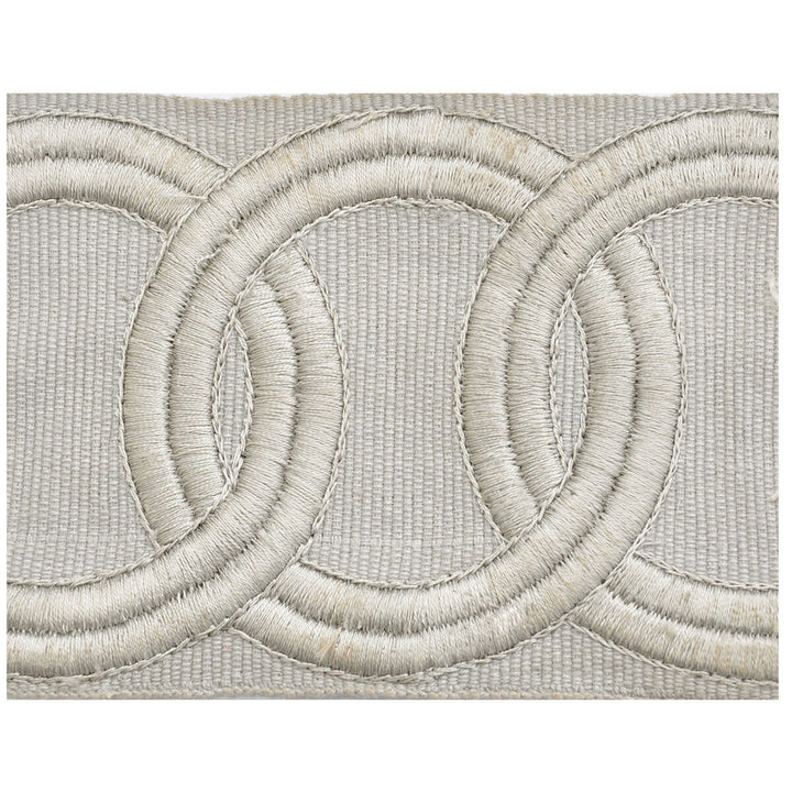 Grecian Braid Grey Frost by Kravet Couture Trim CALVIN KLEIN COLLECTION COTTON - 78%;RAYON - 22% India - Horizontal: 2.5 and Vertical: 1.5 2.559 - Fabric Carolina -