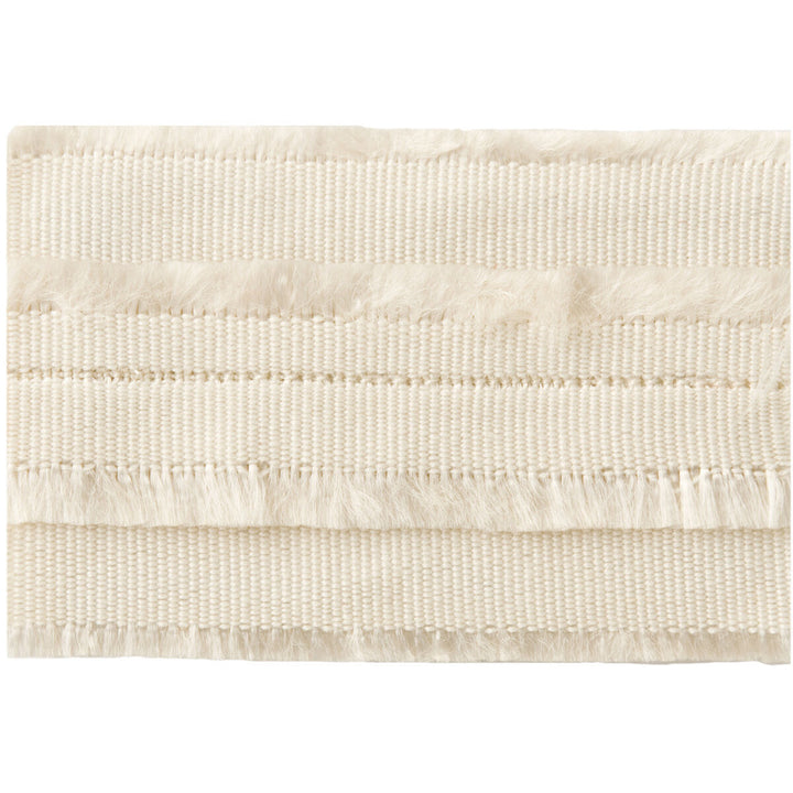 Fringed Border Pearl by Kravet Couture Trim CALVIN KLEIN COLLECTION RAYON - 57%;COTTON - 39%;NYLON - 4% India Horizontal: and Vertical: 1.77 - Fabric Carolina -