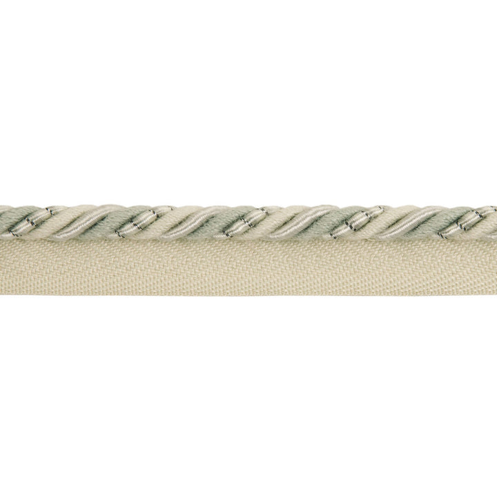 Shanghai Cord Celadon by Kravet Couture Trim BARBARA BARRY COLLECTION COTTON - 64%;ACRYLIC - 19%;RAYON - 15%;METALLIC - 2% China Horizontal: and Vertical: 0.25 - Fabric Carolina -