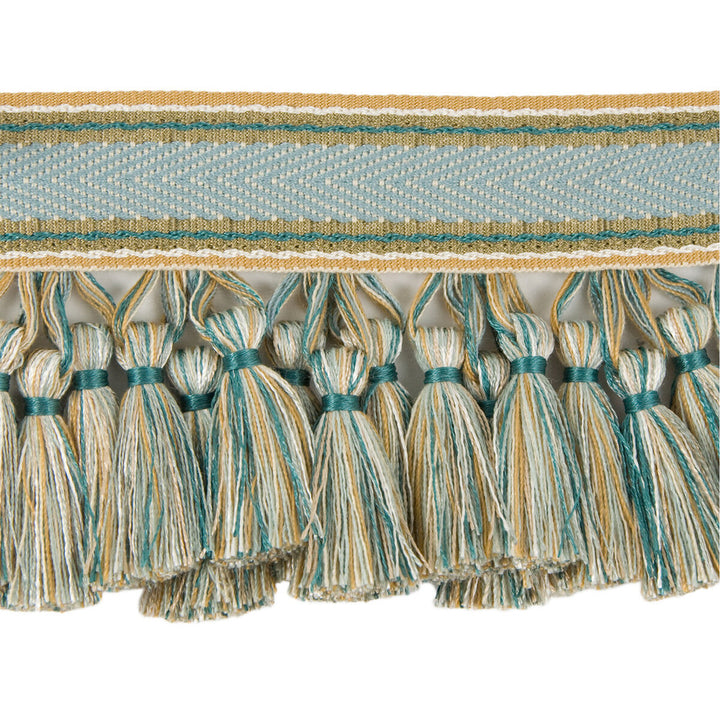 Book Hampton Seaglass by Kravet Design Trim POLYESTER - 100% India Horizontal: and Vertical: 3 - Fabric Carolina -
