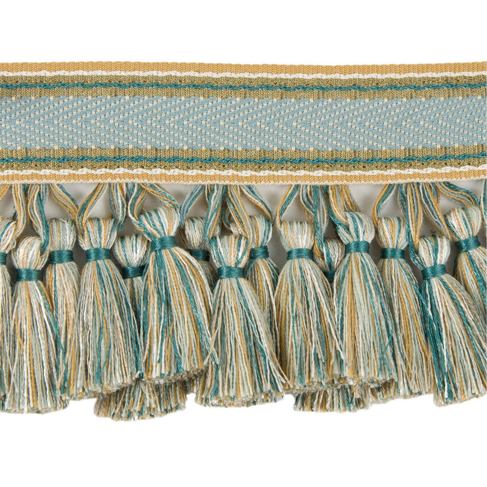 Book Hampton Seaglass by Kravet Design Trim - POLYESTER - 100% India - Horizontal: - and Vertical: - 3 - Fabric Carolina -