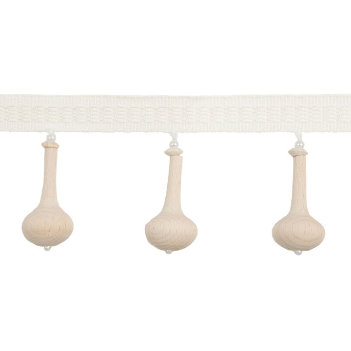 Bell Bottoms Chalk by Kravet Couture Trim Kravet Couture Trim Bell Bottoms ChalkTrim WOOD - 84%;COTTON - 7%;VISCOSE - 6%;ACRYLIC - 3% Egypt </p><p>Repeat: H: , V: 3.25 - Fabric Carolina -