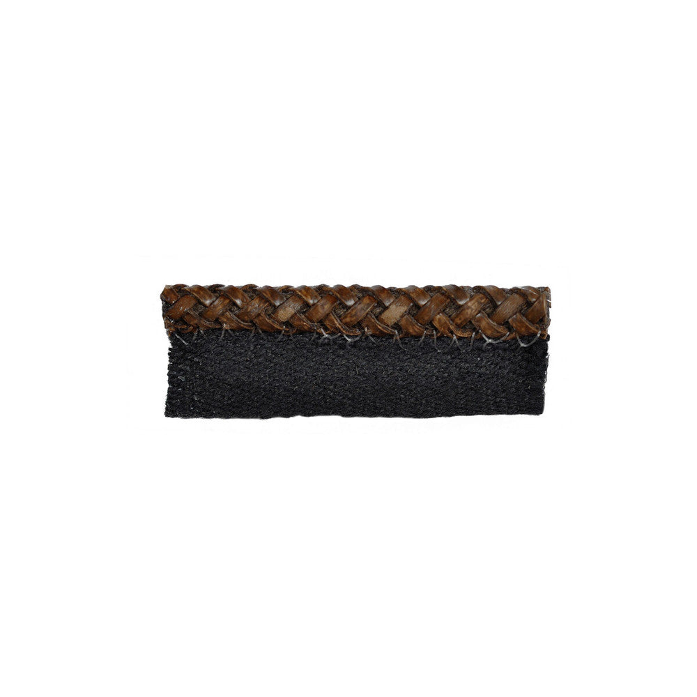 Disco Chocolate by Kravet Couture Trim POLYURETHANE - 91%;COTTON - 9% Spain Horizontal: and Vertical: 0.75 - Fabric Carolina -