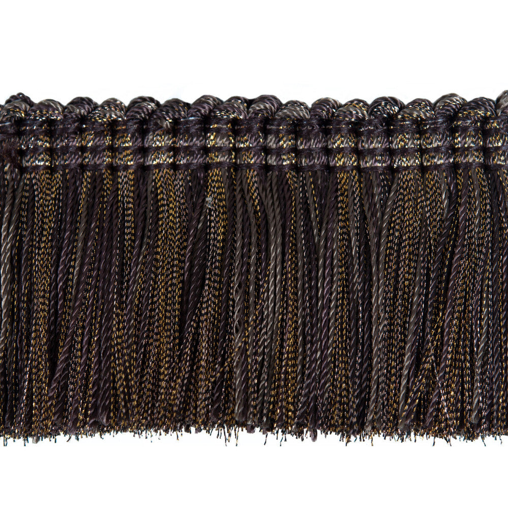 Shimmer Brush Rustic Iron by Kravet Couture Trim - RAYON - 55%;LUREX - 43%;NYLON - 1%;POLYESTER - 1% China - Horizontal: - and Vertical: - 2 - Fabric Carolina -