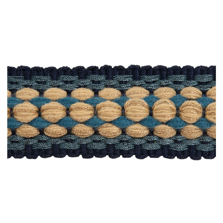 Tracker Indigo by Kravet Couture Trim NOMAD CHIC VISCOSE - 100% Germany - Horizontal: 0.4 and Vertical: 0.8 2 - Fabric Carolina -