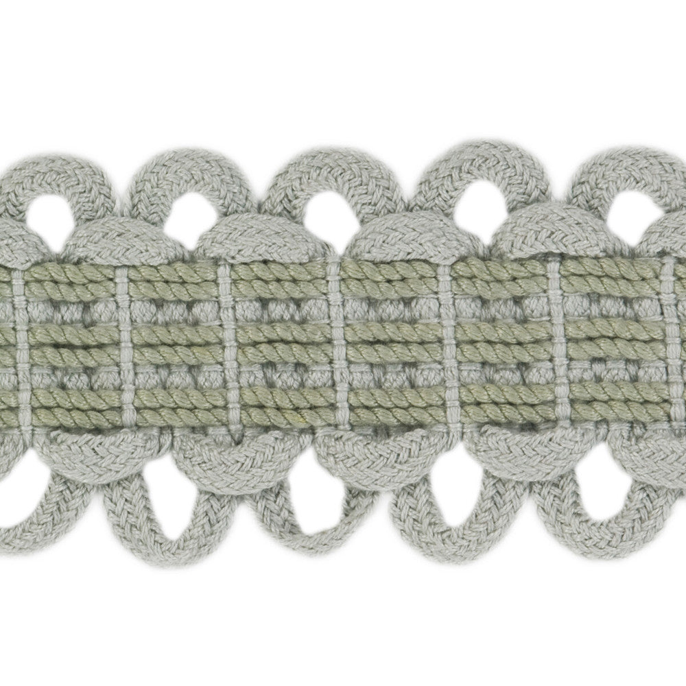 Railroad Dew Mist by Kravet Couture Trim - VISCOSE - 100% Egypt - Horizontal: - and Vertical: - 2.5 - Fabric Carolina -
