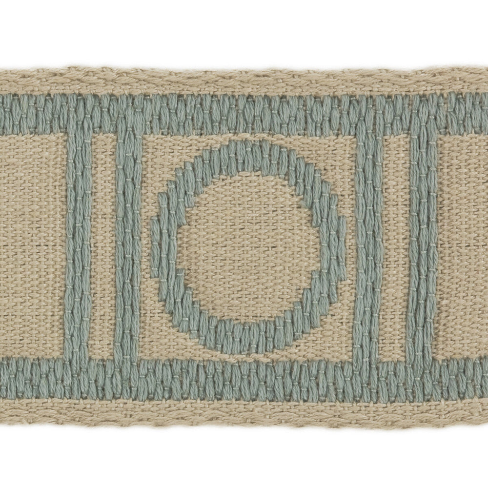 Stone Henge Mineral by Kravet Couture Trim LINEN - 98%;VISCOSE - 2% France Horizontal: 4.75 and Vertical: 3 - Fabric Carolina -