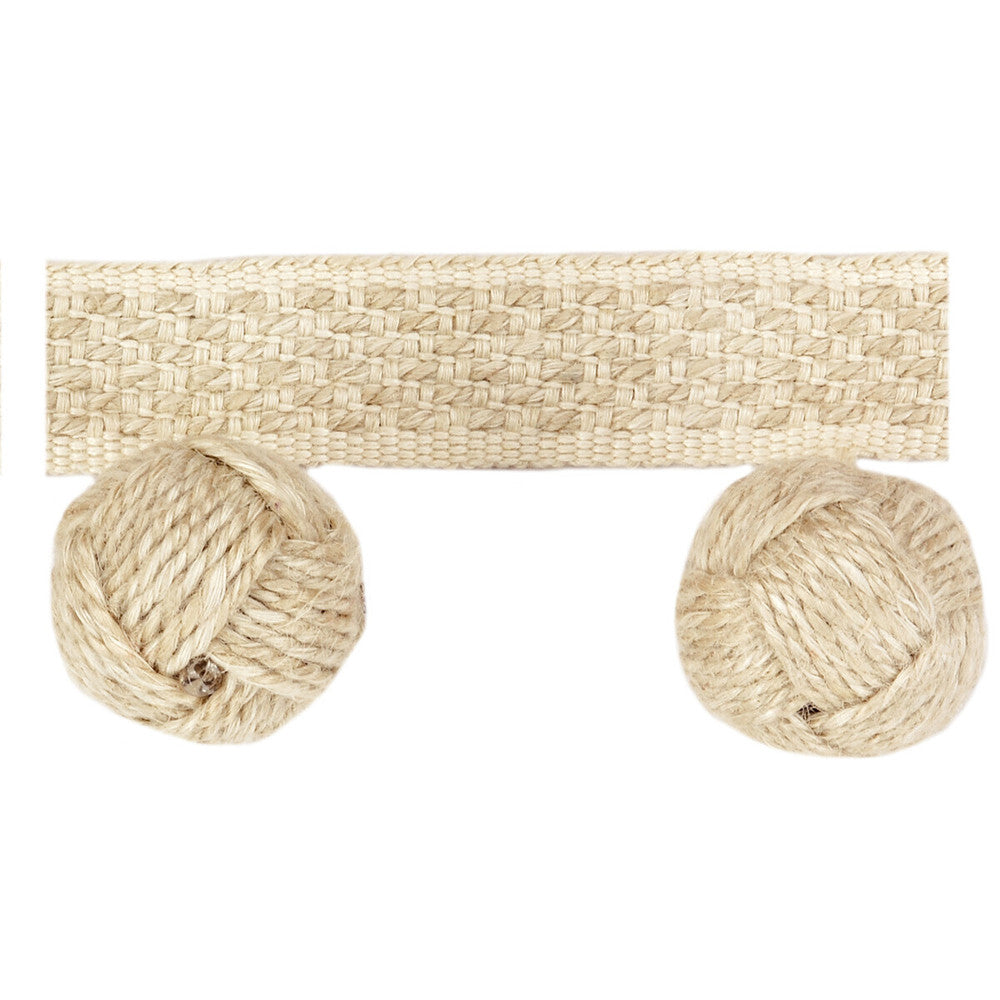 Monkey Fist Salt by Kravet Couture Trim Kravet Couture Trim Monkey Fist SaltTrim WOOD - 46%;LINEN - 30%;JUTE - 20%;VISCOSE - 4% Egypt </p><p>Repeat: H: , V: 2 - Fabric Carolina -