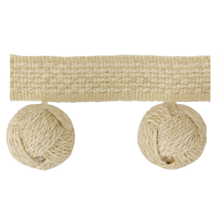 Knot Trim Natural by Mulberry Trim BOHEMIAN TRAVELS WOOD - 46%;LINEN - 30%;JUTE - 20%;VISCOSE - 4% Egypt Horizontal: and Vertical: 2 - Fabric Carolina -