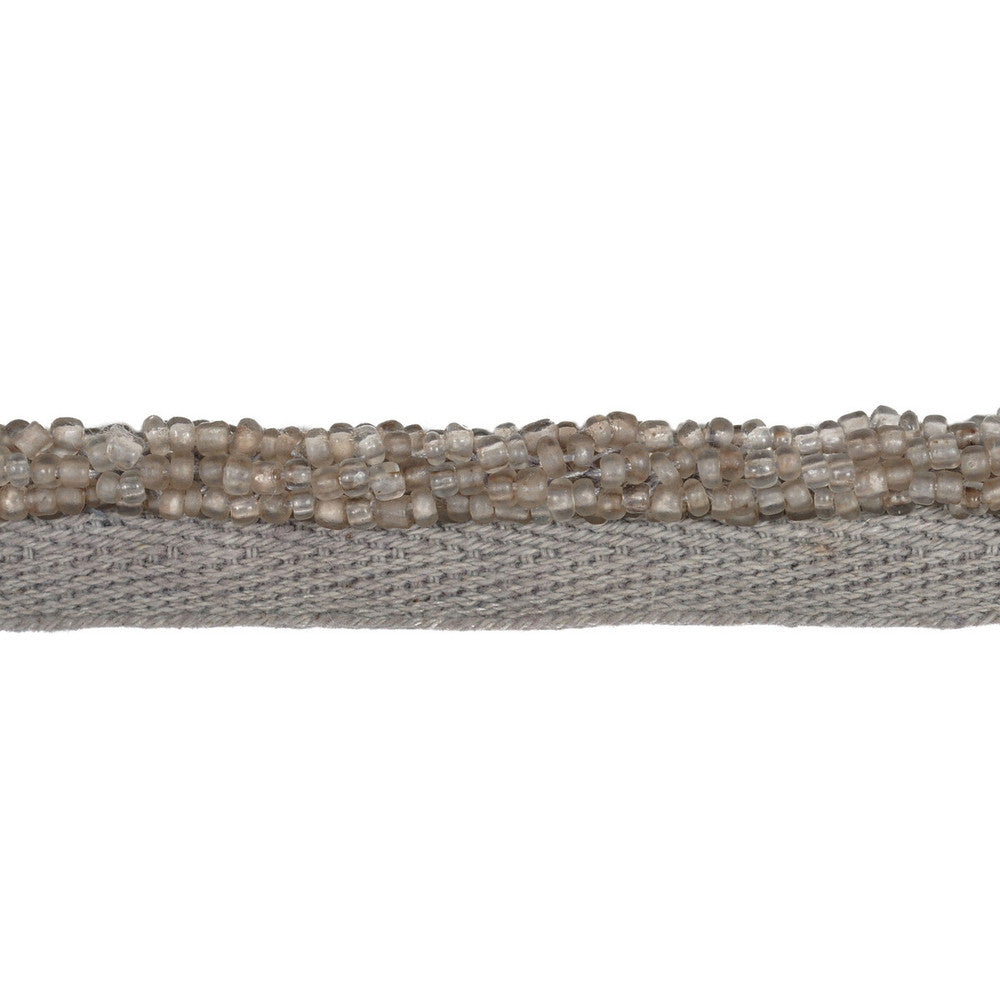 Liquid Metal Nickel by Kravet Design Trim - GLASS - 70%;COTTON - 30% India - Horizontal: - and Vertical: - 0.5 - Fabric Carolina -