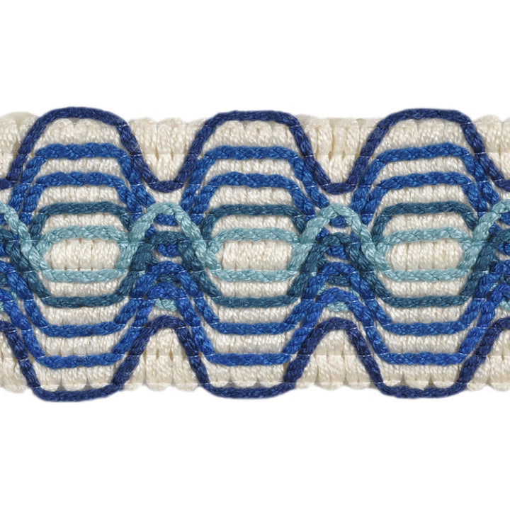 Super Star Aquatic by Kravet Design Trim JONATHAN ADLER UTOPIA VISCOSE - 97%;POLYESTER - 3% Germany - Horizontal: - and Vertical: - 1.5 - Fabric Carolina -