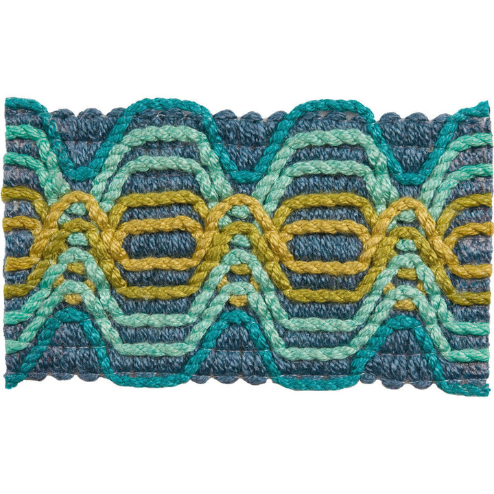 Super Star Capri by Kravet Design Designer Trim JONATHAN ADLER UTOPIA VISCOSE - 97%;POLYESTER - 3% Germany Horizontal: and Vertical: 1.5 - Swanky Fabrics -
