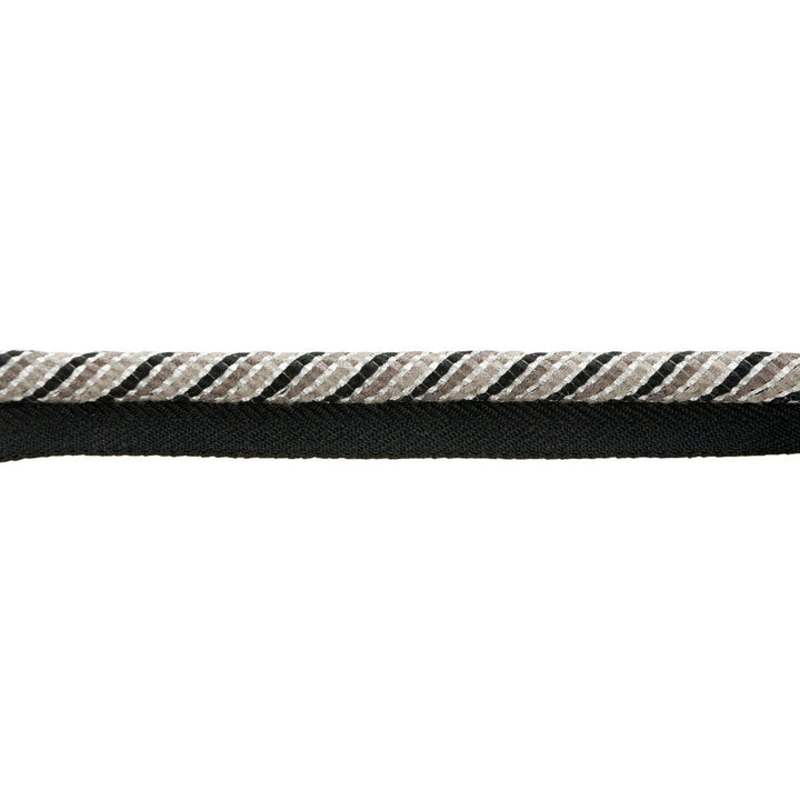 Vivi Cord Silver by Kravet Design Trim DIANE VON FURSTENBERG SIGNATURE TRIM COTTON - 68%;POLYESTER - 12%;RAYON - 6%;VISCOSE - 6%;METALLIC - 5%;NYLON - 3% China Horizontal: and Vertical: 0.75 - Fabric Carolina -