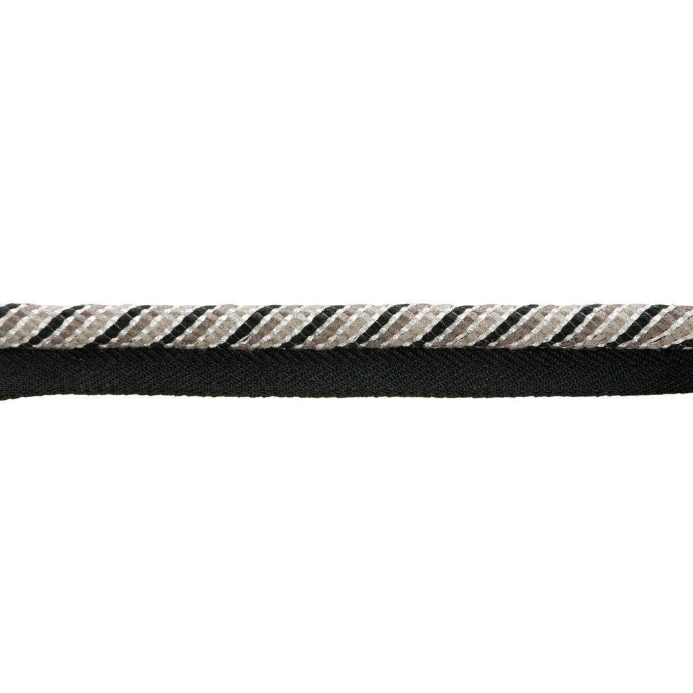 Vivi Cord Silver by Kravet Design Trim DIANE VON FURSTENBERG SIGNATURE TRIM COTTON - 68%;POLYESTER - 12%;RAYON - 6%;VISCOSE - 6%;METALLIC - 5%;NYLON - 3% China - Horizontal: - and Vertical: - 0.75 - Fabric Carolina -