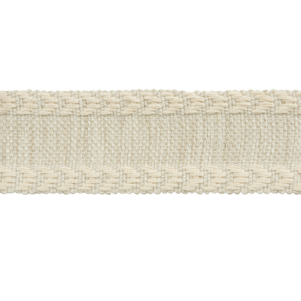 Suraj Natural by Kravet Design Designer Trim ECHO HEIRLOOM INDIA TRIM COLLECTION COTTON - 100% Egypt Horizontal: and Vertical: 1.75 - Swanky Fabrics -