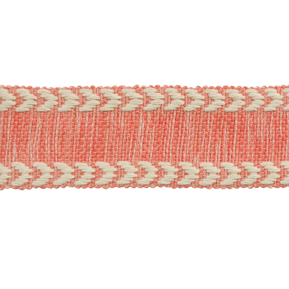 Suraj Coral by Kravet Design Trim ECHO HEIRLOOM INDIA TRIM COLLECTION COTTON - 100% Egypt Horizontal: and Vertical: 1.75 - Fabric Carolina -