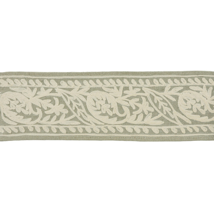 Neeta Ash by Kravet Design Trim ECHO HEIRLOOM INDIA TRIM COLLECTION LINEN - 55%;VISCOSE - 45% India - Horizontal: - and Vertical: - 3 - Fabric Carolina -