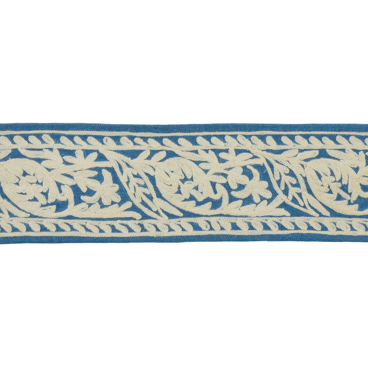 Neeta Indigo by Kravet Design Trim ECHO HEIRLOOM INDIA TRIM COLLECTION LINEN - 55%;VISCOSE - 45% India - Horizontal: - and Vertical: - 3 - Fabric Carolina -